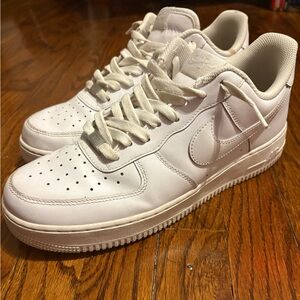 White Nike Air Force Ones